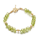 Peridot Briolette Bracelet