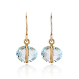 Blue Topaz Drop Earrings