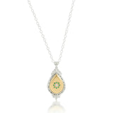 Adel Chefridi Emerald & Diamond Melody Pendant Necklace