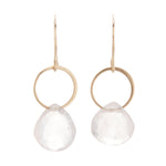 Melissa Joy Manning Rose Quartz Drop Earrings