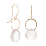 Rose Quartz Drop Earrings