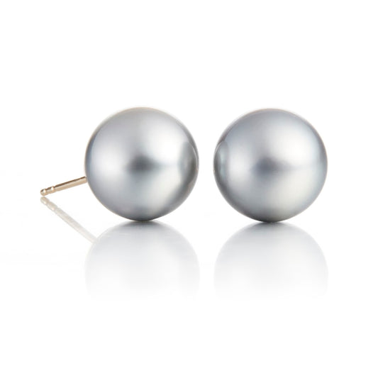 Gump's Signature 13mm Tahitian Pearl Earrings