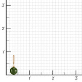 Soho Earrings in Green Jade & Diamonds