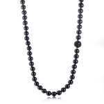 Gump's Signature 10mm Black Jade & Dragon Ball Rope Necklace