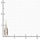 Smokey Quartz Teardrop Earrings