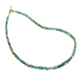 Indicolite Tourmaline Bead Necklace