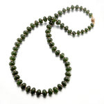 Gump's Signature Siberian Green Jade & Gold Graduated Abacus Necklace