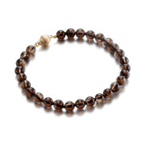 6mm Smokey Quartz Bead Bracelet