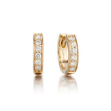 Gump's Signature Diamond Hoop Earrings