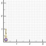 Droplet Earrings in Amethyst