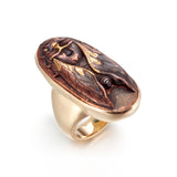 Gump's Signature Antique Shakudo Cicada Ring