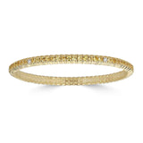 Zydo Yellow Gold Stretch Bracelet with Yellow Sapphires