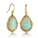 Ethiopian Opal Large Teardrop Earrings