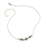 Emerald & Diamond Quatrefoil Necklace