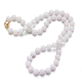 11mm Pink Jadeite Necklace