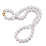 11mm Pink Jadeite Necklace