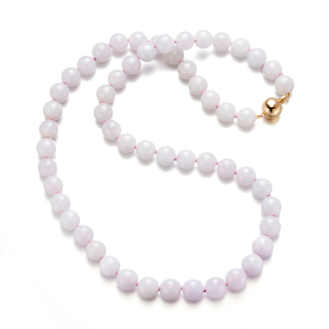 Gump's Signature 11mm Pink Jadeite Necklace