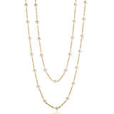 5-8mm Pearl Long Chain Necklace
