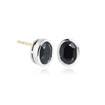 Gump's Signature Joan Stud Earrings in Black Spinels