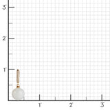 Soho Earrings in White Jade & Diamonds