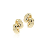 Gold Scribble Earrings