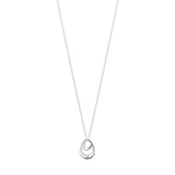Silver Offspring Drop Pendant Necklace, Small