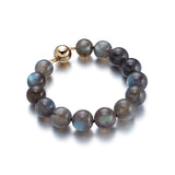 10-12mm Labradorite Bead Bracelet