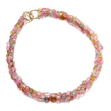 Tourmaline 4-Strand Twist Necklace