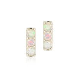 Stacked Earrings in Ethiopian Opals