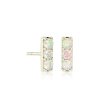 Stacked Earrings in Ethiopian Opals