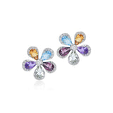 Tivoli Earrings in Multicolor Gemstones & Diamonds