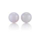 Gump's Signature 10mm Lavender Jade Bead Earrings