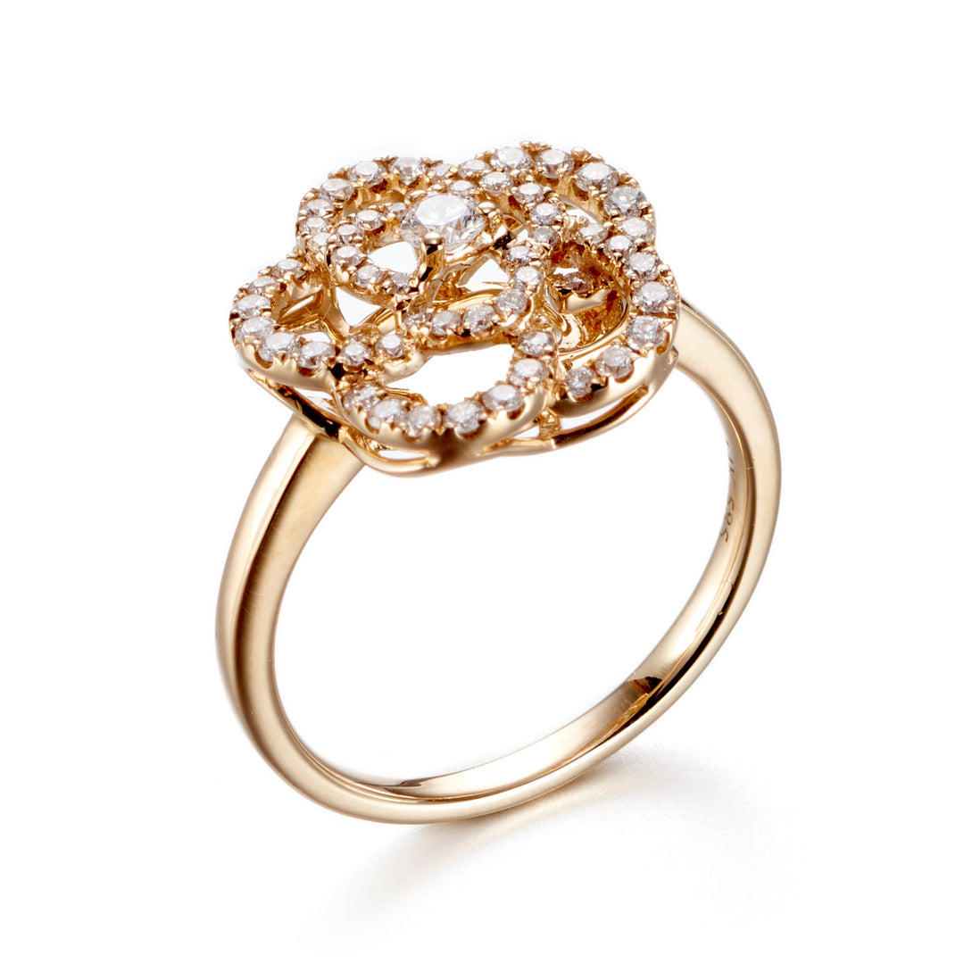 Diamond Rose Ring