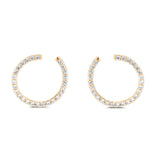 Diamond Swirl Earrings