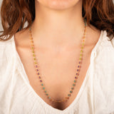 Multi-Color Gemstone Necklace