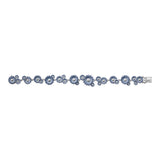 Blue Daisy Bracelet