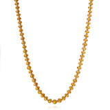 6-7mm Citrine & Gold Rondelle Necklace
