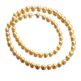 Baroque Golden South Sea Pearl Graduated Necklace