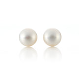 7.5mm Button Pearl Earrings