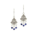 Sapphire & Diamond Mosaic Earrings