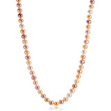 8mm Pastel Pearl Rope Necklace