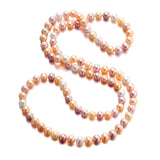 8mm Pastel Pearl Rope Necklace