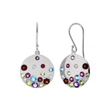 Bubbles Drop Earrings in Multicolor Gemstones