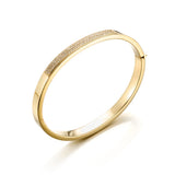 Diamond Center-Row Bangle