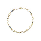 Sapphire Triple Rose-Cut Bracelet