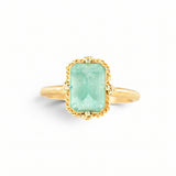 Light Green Emerald Ring