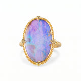 Boulder Opal Oval Ring