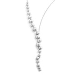 Moonlight Grapes Cluster Necklace, Silver