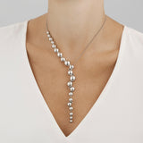 Moonlight Grapes Cluster Necklace, Silver