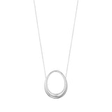 Offspring Large Motif Pendant Necklace, Silver